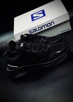 Кросівки salomon чорні чоловічі повсякденні спортивні 40-46