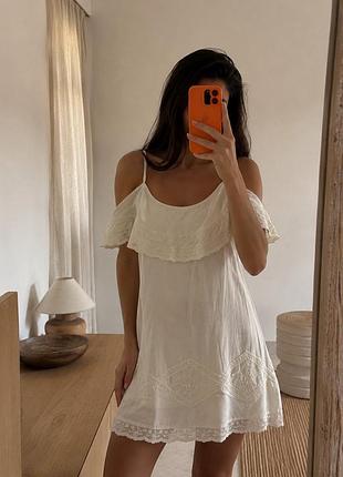 Сукня від zara з льоном