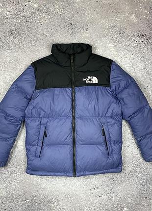 Пуховик the north face 1996 retro nuptse blue оригинал (на xs-s-m)