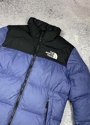 Пуховик the north face 1996 retro nuptse blue оригинал (на xs-s-m)