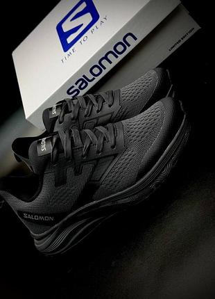 Чоловічі кросівки salomon сірі легкі спортивні повсякденні 40-46