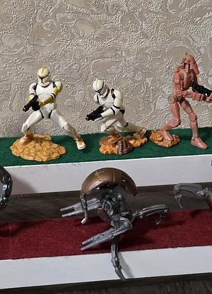 Колекційні фігурки hasbro star wars unleashed: battle of geonosis 2005-2006 р.