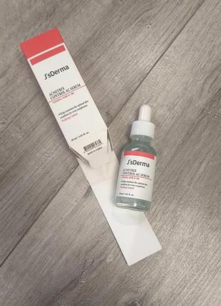 J'sderma acnetrix control ac serum – серум успокаивающий с ниацинамидом и цинком 30мл