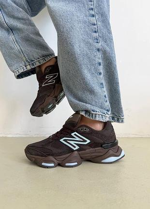 Жіночі кросівки коричневі легкі зручні new balance 9060