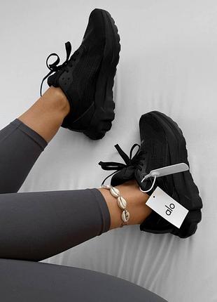 😍 кросівки жіночі alo yoga runner black