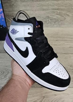 Кросівки nike air jordan 1 mid se (р. 37) оригинал 852542 105 джордан aj1