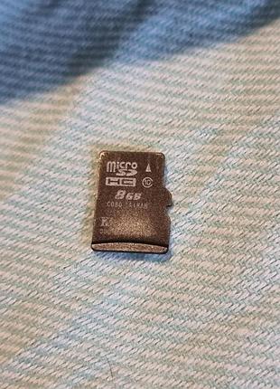 Карта памяти 8 гб (91кб битых) 7.91/15.4 microsd microsdhc kingston