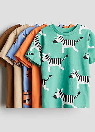 Комплект футболок 5 шт. для хлопчика h&m