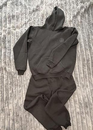 Костюм stone island чорний