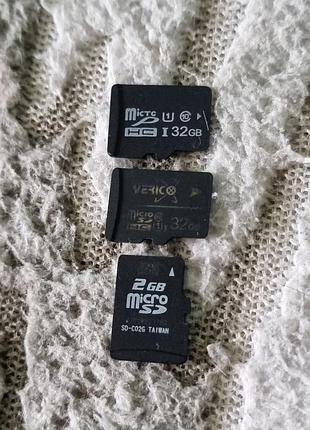 Нерабочая карта памяти 2 32 гб verico microsd microsdhc