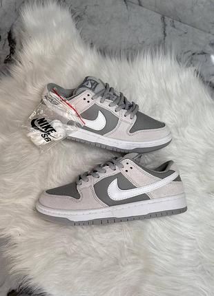 Кросівки 👕 nike sb dunk summit white sweet wolf grey
