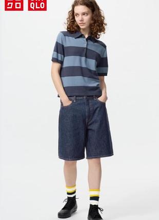 Джинсові бриджі uniqlo