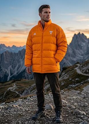 Шикарный пуховик, adidas , оригинал! большой размер!