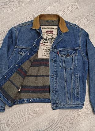 Винтажная джинсовая куртка джинсовка vintage 90's levi's trucker levis