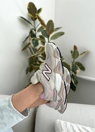 Женские кроссовки светлые легкие удобные new balance 9060