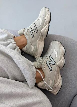 Женские кроссовки светлые легкие удобные new balance 9060