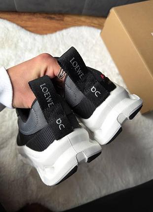 Стильные женские кроссовки on cloudboom runner black/white