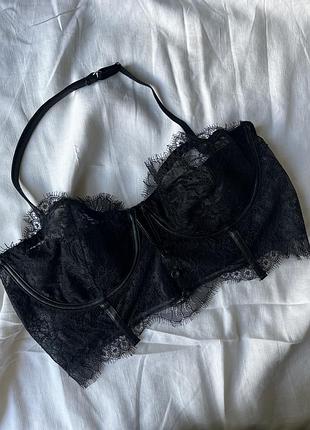 Чорний корсет intimissimi 🦇 ідеальний корсет, якісна білизна