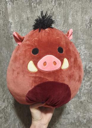 Колекційна велика подушка іграшка squishmallows пумба disney