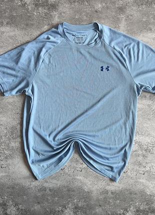 Футболка under armour tech tee m блакитна