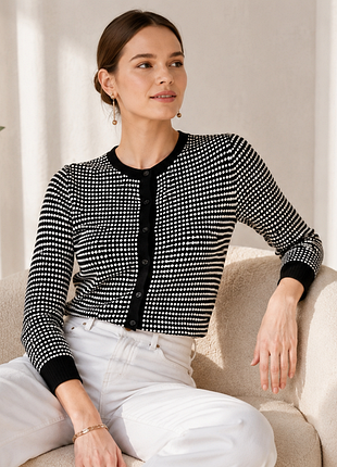 Кофта на пуговицах кардиган zara