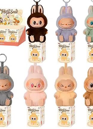 Мягкий брелок-монстр лабубу в коробке-сюрпризе blind box • игрушка-сюрприз pop mart labubu
