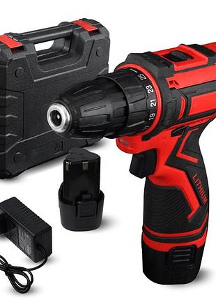 Акумуляторний шуруповерт з насадками krafftec 24v ∙ багатофункціональний акумуляторний інструмент krafftec 24v
