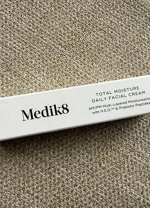 Medik8 total moisture daily facial cream 💙 новий зволожувальний крем для обличчя мініатюра