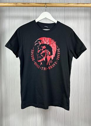 Diesel only the brave indian big logo футболка в ідеальному стані оригінал!