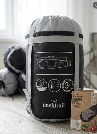 Спальний мішок-кокон rocktrail (mumien-schlafsack)  ​теплий, якісний та надійний спальний мішок форми «мумія» (кокон) від німецького бренду rocktrail.