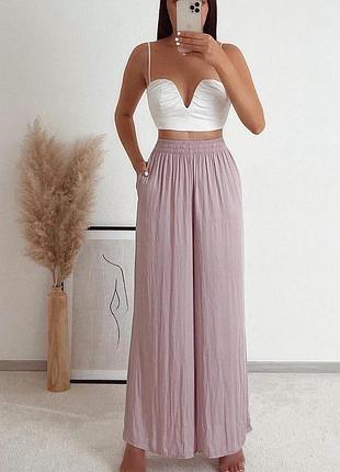 Шикарные широкие сиреневого цвета сатиновые брюки zara
✨✨✨✨✨✨✨✨✨✨