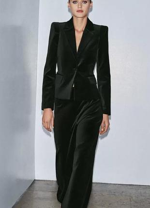 Велюровые брюки от zara