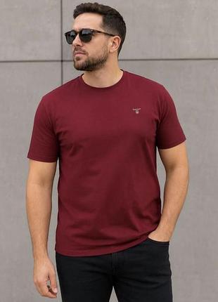 Фірмова футболка gant з вишитою емблемою, розмір 3xl