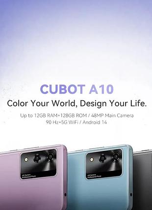 Cubot a10 6.56" | 4/128gb | 48 мп | 5100 мач | android 14 2