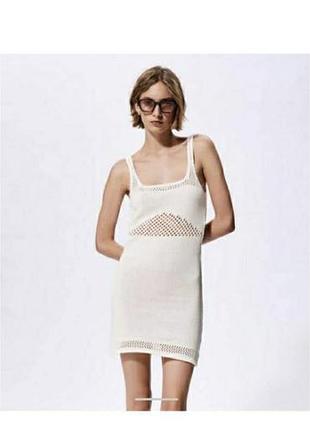 Плаття біле натуральне пляжне