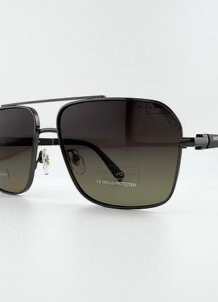 Чоловічі поляризовані сонцезахисні окуляри marc john mj0831 col.15-g15 polarized, коричневі авіатори
