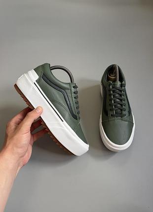 Кеды vans old skool stacked platform 38(24cm) новые stackform knu skool