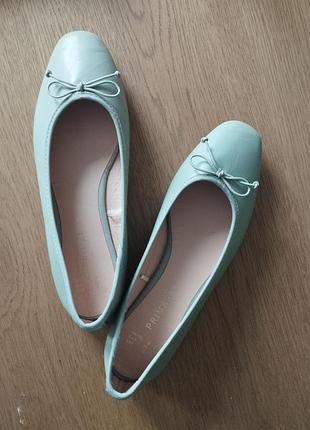 Балетки primark , дуже ніжного мятного кольору