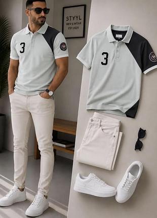 Фірмова клубна футболка поло jack&jones m-l