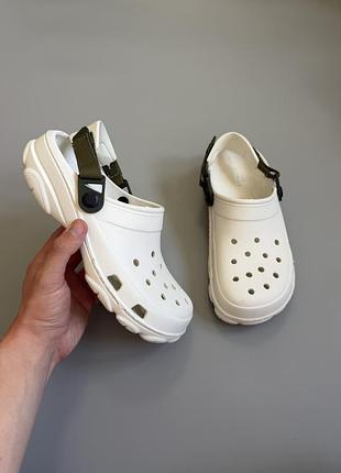 Кроксы crocs classic all-terrain clog white 40(25см)