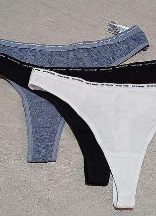 Набір трусиків 3шт. 100%бавовна primark