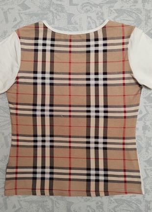 Футболка burberry оригінал 100% cotton жіночий брендовий бавовняна футболка8 фото
