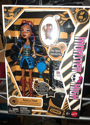 Лялька робекки monster high "boo-riginal creeproduction" від mattel