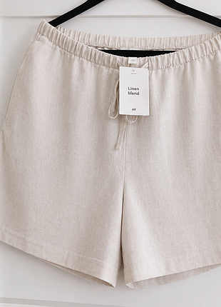 Лляні шорти h&m