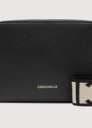 Кожаная (кожа натуральная) сумка coccinelle small mini crossover bag (en5mn555l101) новый!