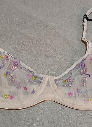 Бюстгальтер сіточка із вишивкою primark