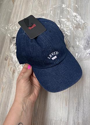 Бейсболка джинсова levi’s