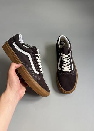 Кеды vans old skool brown 44(28cm) new knu skool