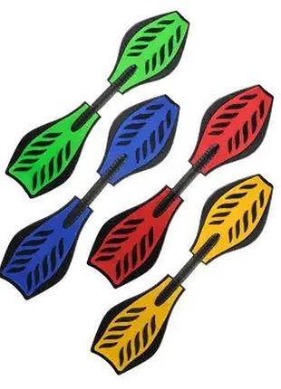 Рипстик двухколесный ripstik со светящимися pu колесами
