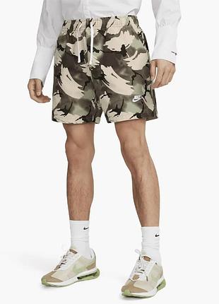 Шорти чоловічі nike shorts club woven flow shorts olive dx0737-386